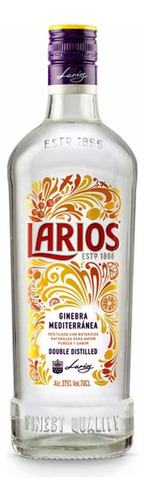 Gin Larios London Dry Meditarranea 700ml Premium Pack X2
