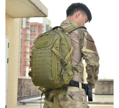 Mochila Táctica Militar 35l Reforzada Dragon Egg Impermeable Verde Oliva