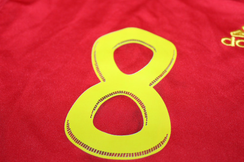 Camiseta España 2009/10 Seleccion Titular Adidas #8 (Usado)