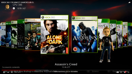 Microsoft Xbox 360 Slim 1 Tera Rgh 3.2 Y Retroarch (Reacondicionado)