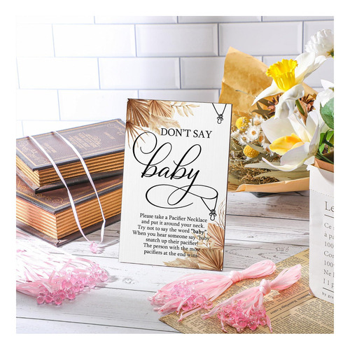 Cartel De Juego «don't Say Baby» De Geetery, 15 Unidades, Do