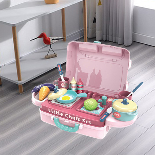 Fweaad Set De Juego De Cocina De Plástico Interactivo Para