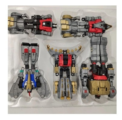Set 5 Transformers Dinobots - Black Mamba Pvc + Adhesivos