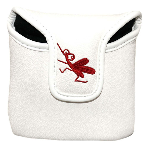 Martillo De Golf Putter Head Cover Pu Cuero Golf Blanco