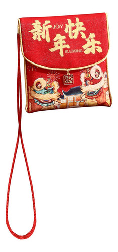 Ano Novo Chinês Envelope Vermelho Festival Da Com Cordão