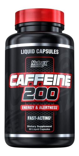 Caffeine 200 Nutrex ! 60 Caps. La Mejor Cafeina ! Usa !!!