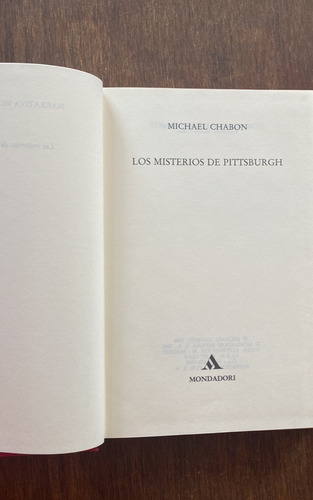 Los Misterios De Pittsburgh Michael Chabon Mondadori