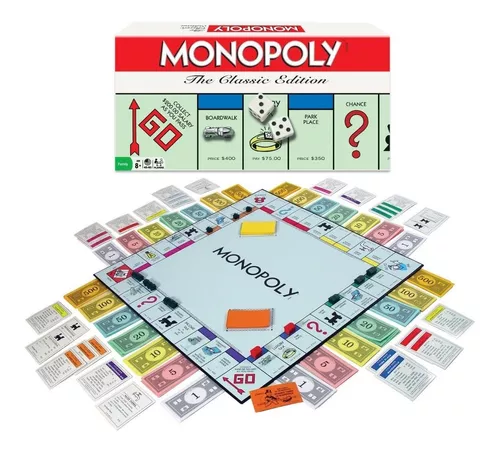 Juego Monopoly Clásico Para Niños Y Adultos / Edicion Grande