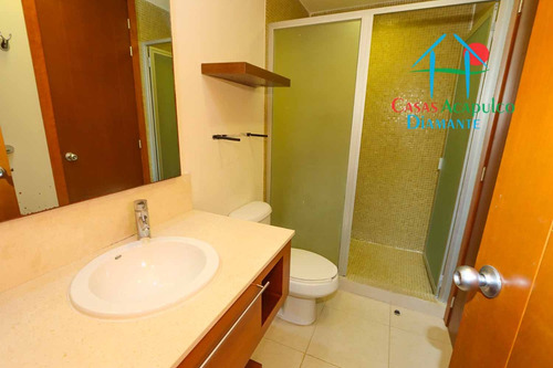 Cad Mayan Lakes View 204. Terraza Con Vista A La Alberca. En Condominio Con Club De Playa