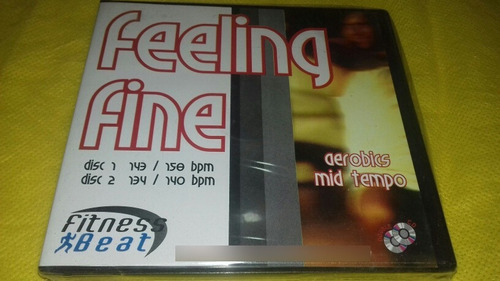 Feeling Fine Aerobics Mid Tempo Cd Doble Original Fitness  