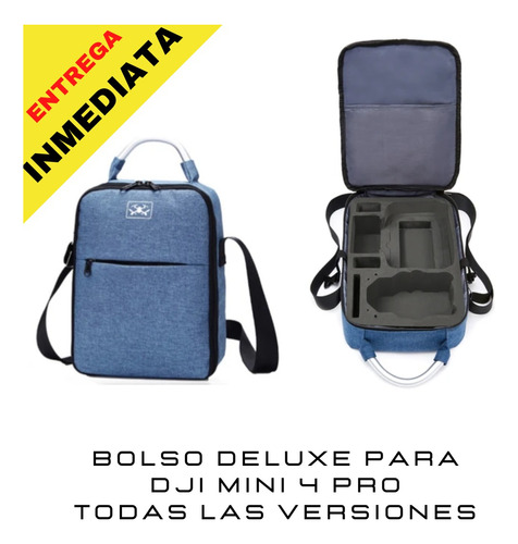 Bolso Para Dji Mini 4 Pro C Cargador Baterias Control Deluxe