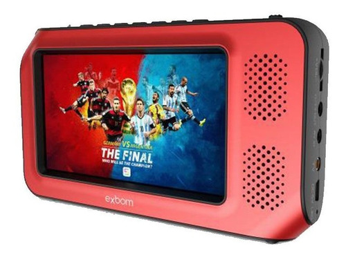 Mini Tv Multimídia Portátil Full Hd 4.3 Mtv-45h Exbom