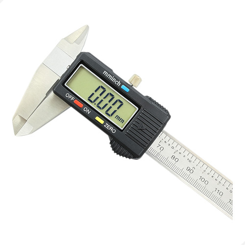 Paquímetro Digital 150mm Aço Inox Com Estojo Profissional