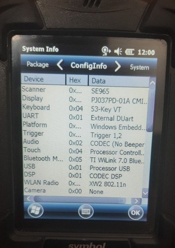 Motorola Symbol Mc92n0 Mc9200 1d Largo Alcance 2d Standart (Usado)