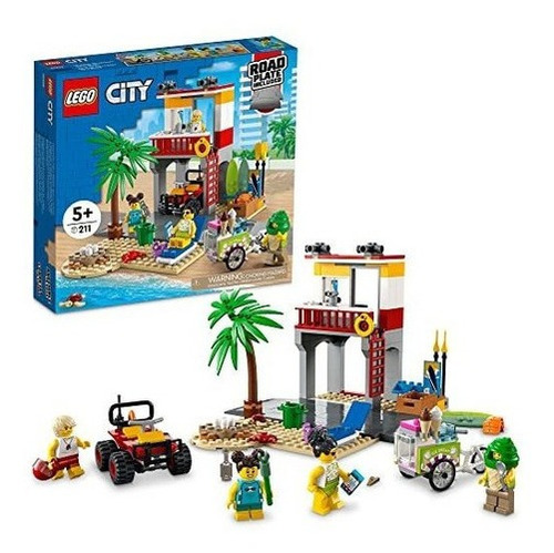 Kit De Construccion Lego City Beach Lifeguard Station 60328