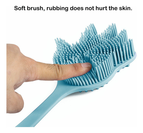 Cepillo Para Masaje Y Exfoliación, Cepillo De Silicona De Do
