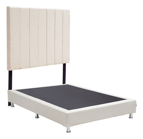Cabecera Matrimonial Dicasa Argos + Box Dolum Beige