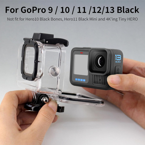 Soonsun Funda Estanca Con Filtros De Buceo Para Gopro Her...