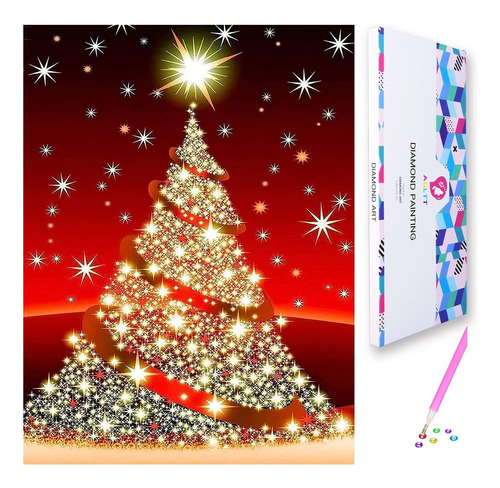 Kit Pintura Diamante 5d Para Adulto Navidad Manualidad Arte