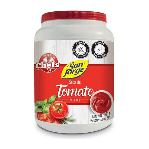 Salsa De Tomate San Jorge Galón 4300g Cj - g a $13