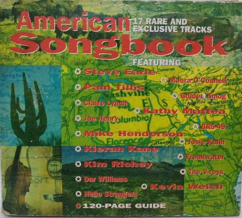 Varios Artistas American Songbook Cd Uk + Book