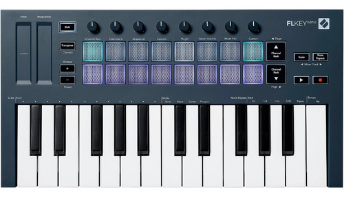 Imagen 3 de 4 de Novation Flkey Mini 25 Teclas Controlador Midi Fl Studio