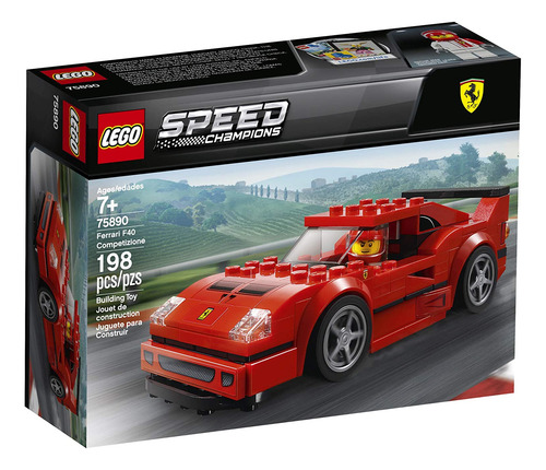 Edificio Lego Speed Champions Ferrari F40 Competición 75890