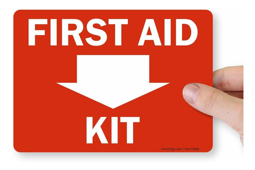 Smartsign  First Aid Kit  Señal Y Etiqueta