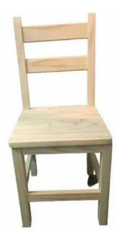 Silla De Madera Natural Super Fuerte