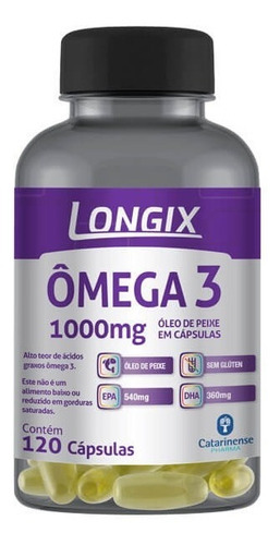 Longix Omega 3 1000mg C/120 Caps