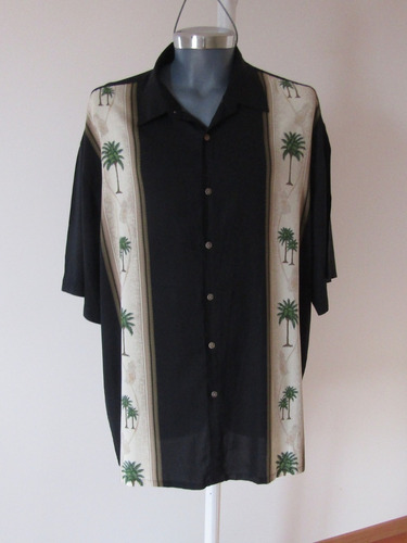 Camisa Hawaiiana Tipo Guayabera Talla Xxl