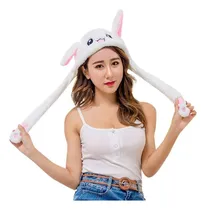Comprar Gorro Kawaii De Conejo, Con Orejas Moviles Para Regalo