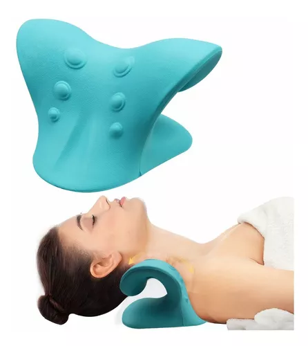 Almohada Relajante Para Cuello Y Hombros Masaje Cervical Aliviar El Dolor  Viaje