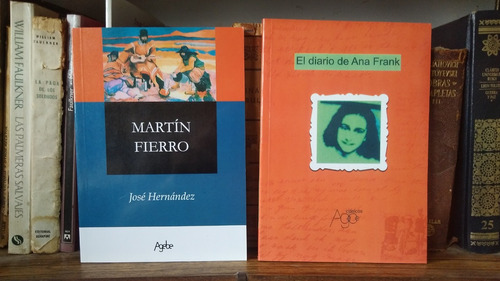 Diario Ana Frank + Martin Fierro - Hernandez/a Frank Nuevos