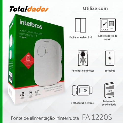 Imagem 6 de 7 de Fonte Alimentação Fa 1220s Intelbras Nobreak - Sem Bateria