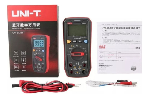 Multímetro Digital Uni-t Ut60bt Con Bluetooth 1000 V Ac Dc
