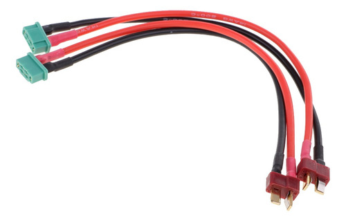2 Piezas Mpx Multiplex Deans Conector Macho T De 14 Awg