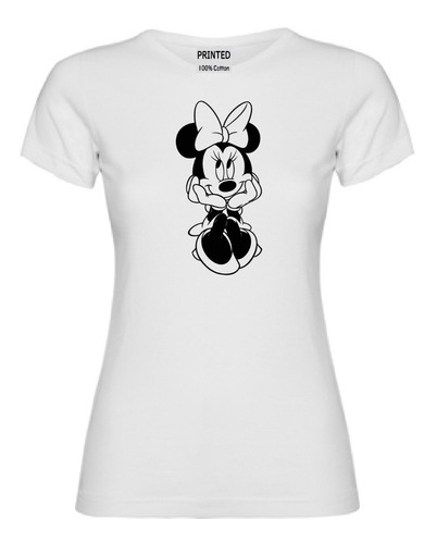 Polera Mujer Estampado Minnie