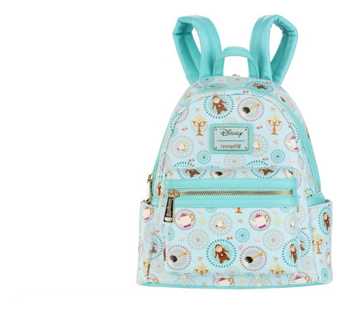 Loungefly Mini Mochila Disney Bella Y La Bestia Sirvientes