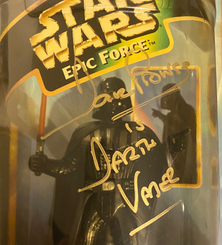 Dave Prowse Figura Darth Vader Autografiada Star Wars (Usado)