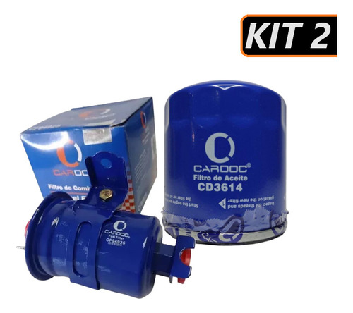 Kit Filtros Meru Cardoc Gasolina Aceite Cd3614 / Cf94925