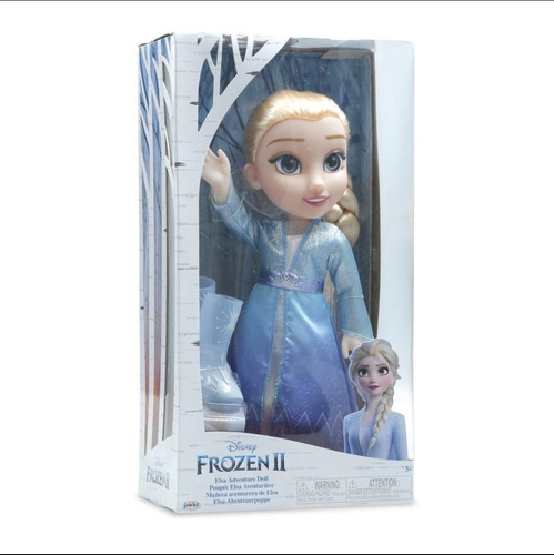 Frozen Ii Elsa Adventure Doll 35 Cm Aprox Ojos Realistas