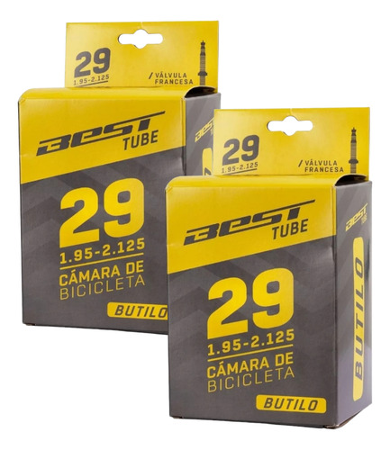 Pack X 2 Camaras Best 29 X 195/2.125 Val Francesa 48mm 