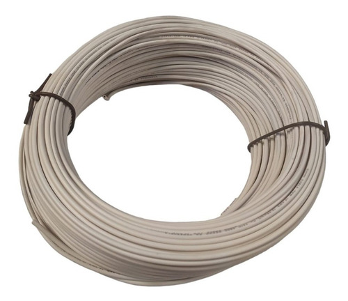 Cable Thw Nro. 14 Awg 75°c 600v Blanco Rollo 100mts Cablesca