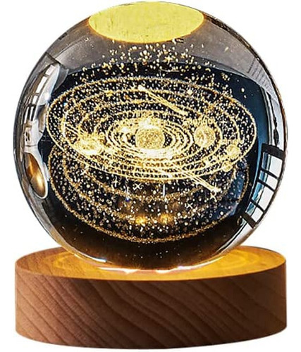 Sistema Solar 3d, Lámpara De Proyección, Bola De Cristal [u]