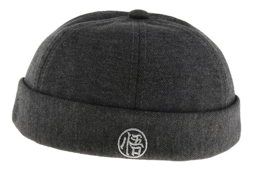 Gorro Docker De Fieltro De Lana Ajustable Para Hombre, Color