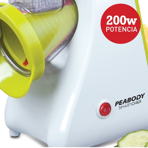 Imagen 8 de 10 de Rallador Eléctrico Con 5 Conos De Corte Peabody Pe-ms20