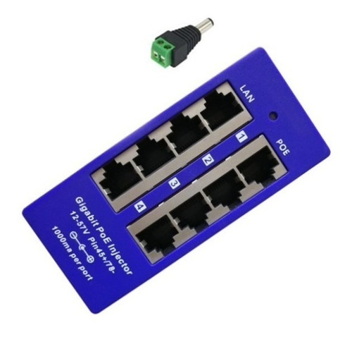  Switch Poe Gigabit 4 Puertos Ubiquiti Mikrotik Sin Fuente S