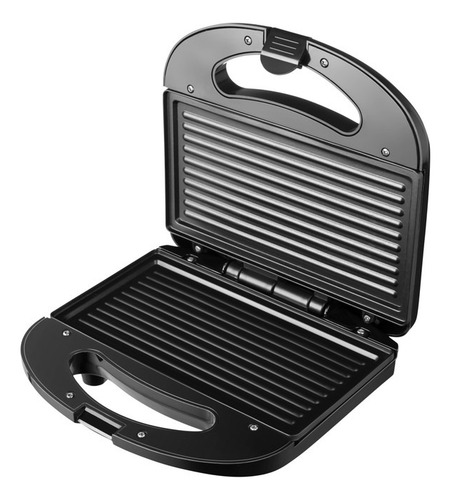Parrilla y sandwichera Pratic Sn-01 Black Mondial Black de 750 W, 220 V