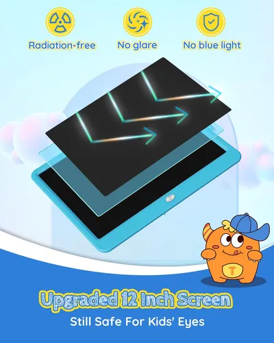 Tableta De Escritura LCD De 8.5 Pulgadas Para Niños – Pizarra De Dibujo Reutilizable, Educativa Y Sin Desorden, Ligera Y Portátil, Ideal Para Viajes Y Regalos Para Niños De 3 A 7 Años (Rosa)